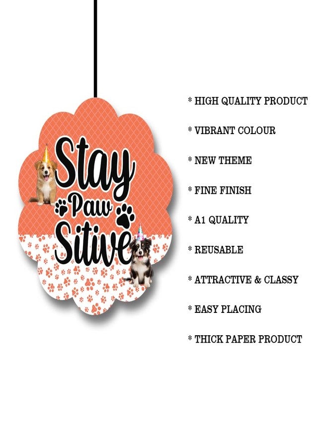Suruchi Strokes Dog Theme Happy Birthday Party Decoration Hanging items for your puppy Pack of 8 pcs - Image 5